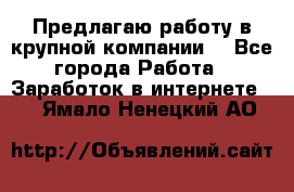 Предлагаю работу в крупной компании  - Все города Работа » Заработок в интернете   . Ямало-Ненецкий АО